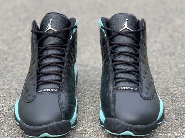 Cheap 414571-030 Retro Black Island Green 13 Air Jordan 0707